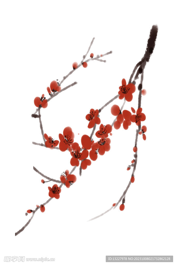 水墨梅花