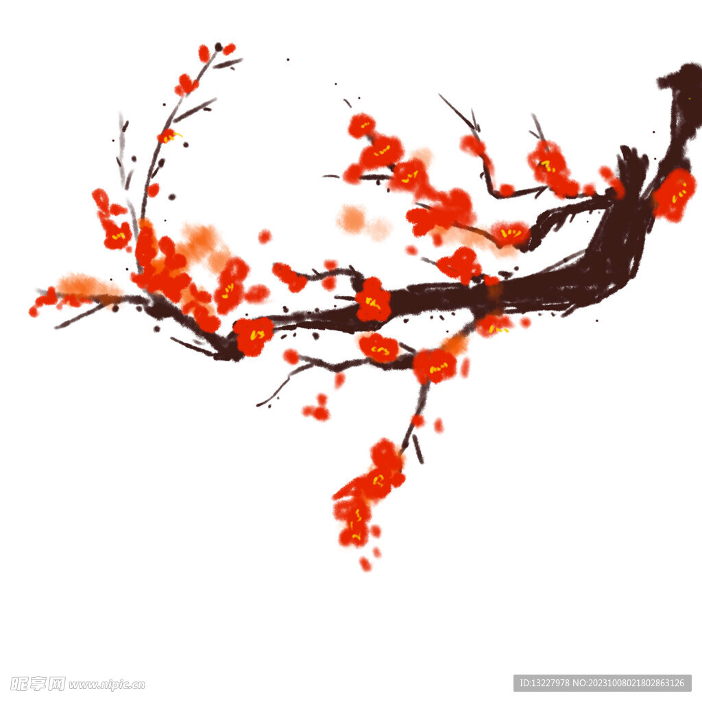 水墨梅花