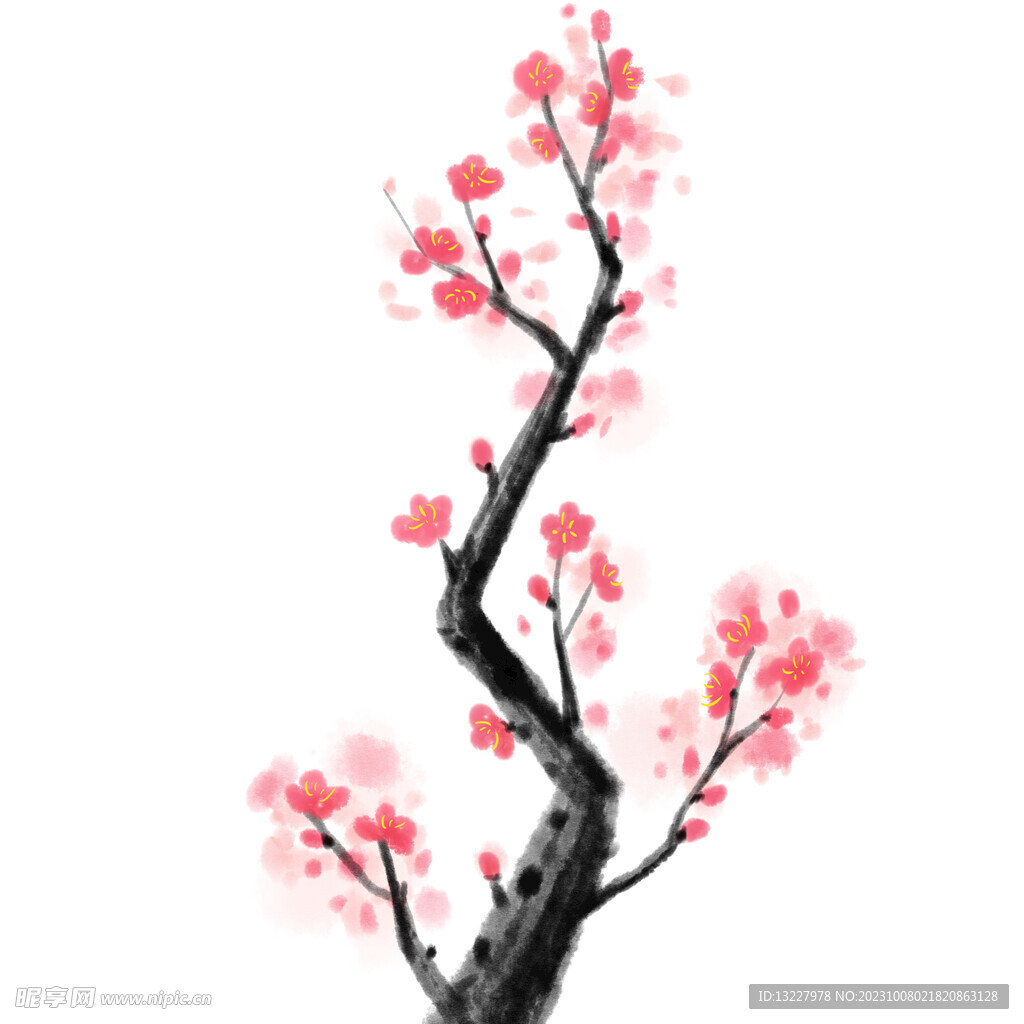 水墨梅花