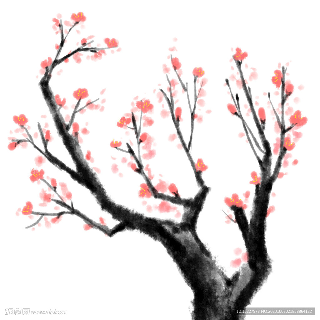 水墨梅花