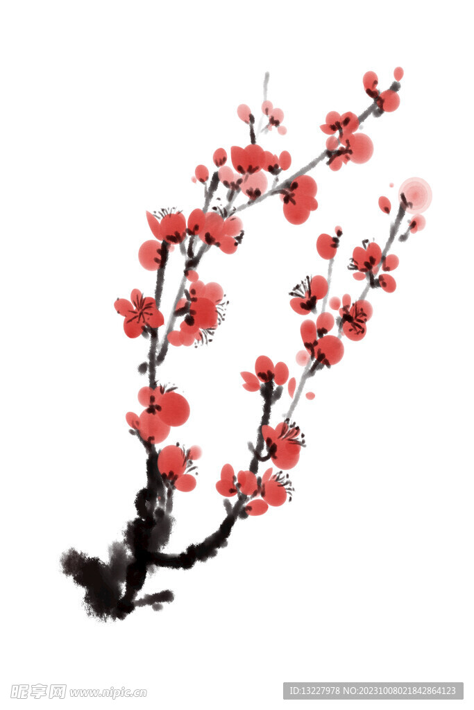 水墨梅花