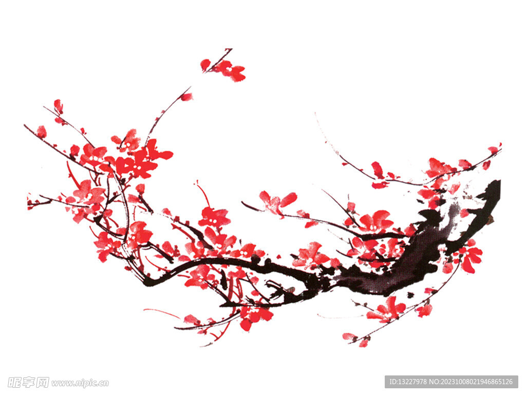 水墨梅花