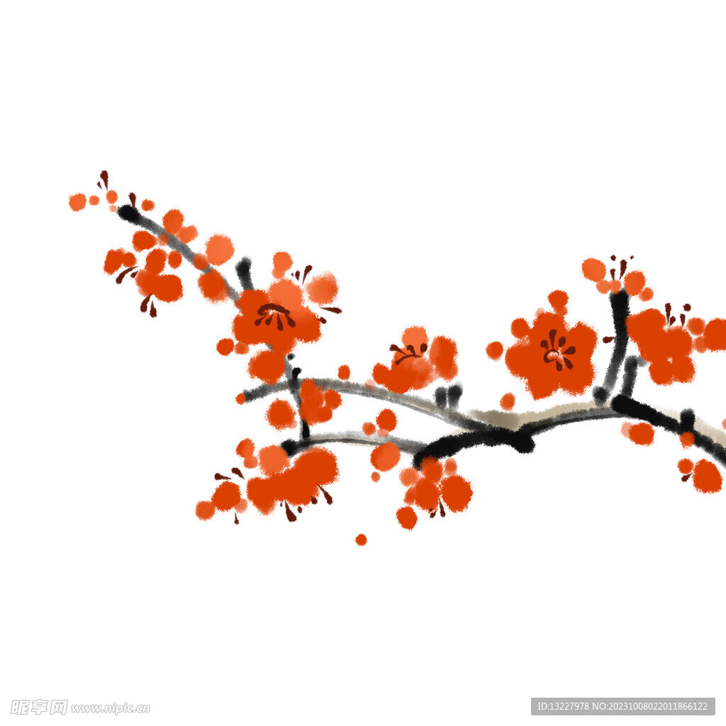 水墨梅花