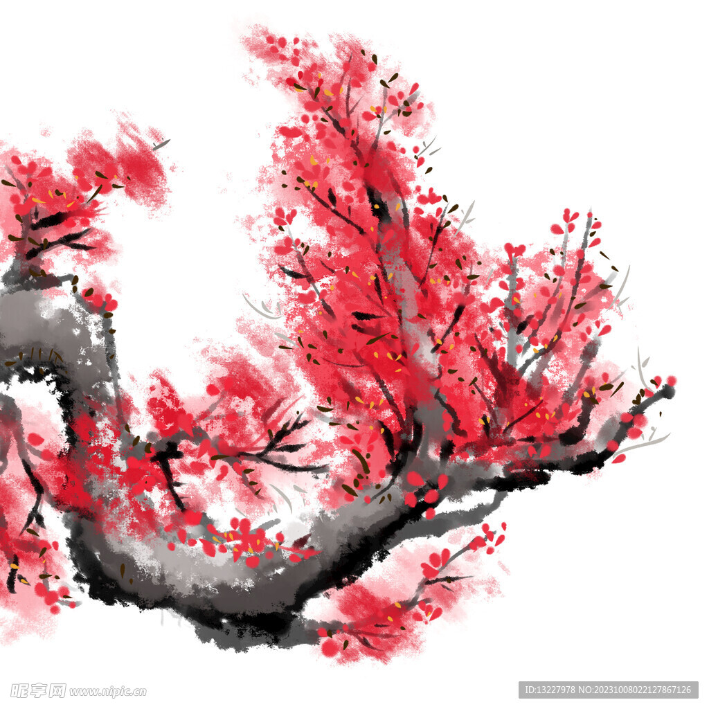 水墨梅花