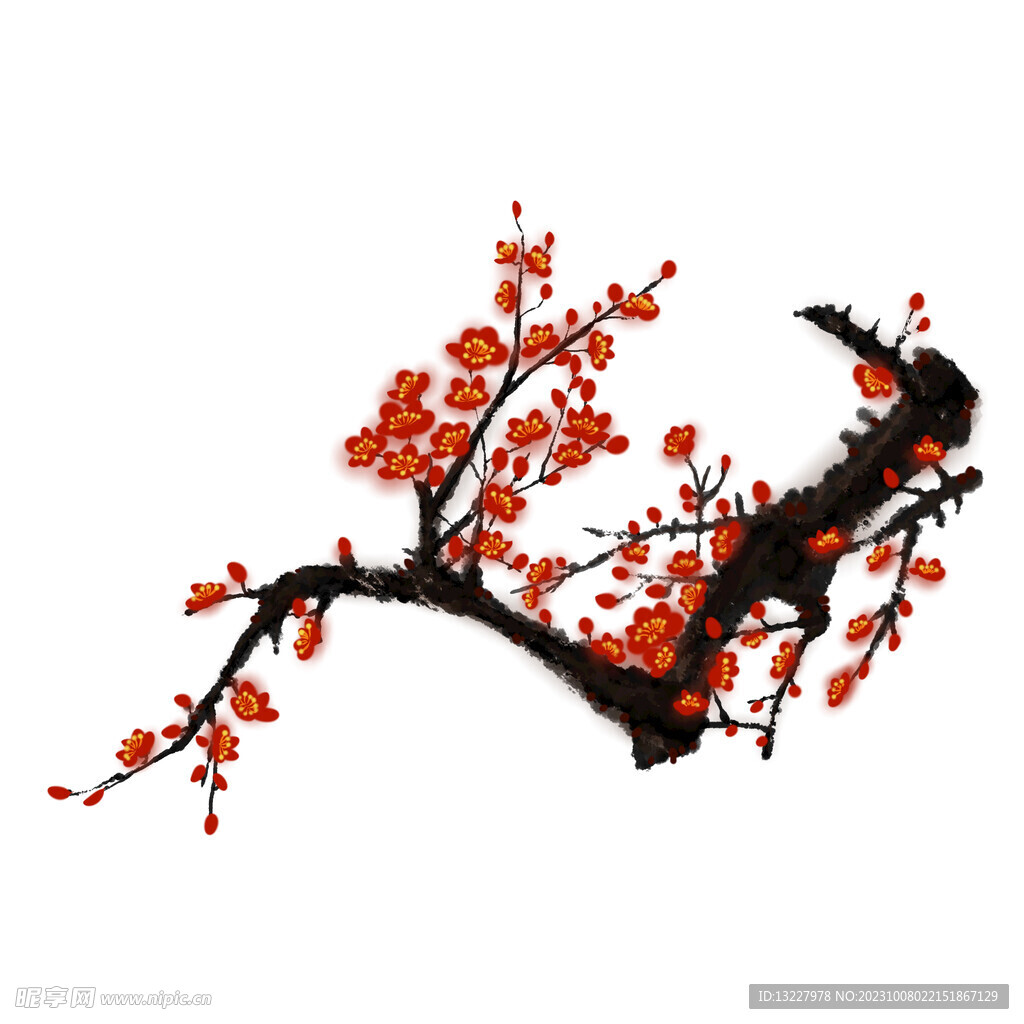 水墨梅花