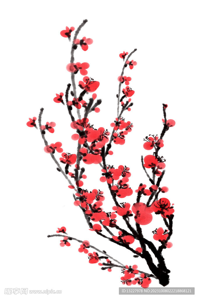 水墨梅花
