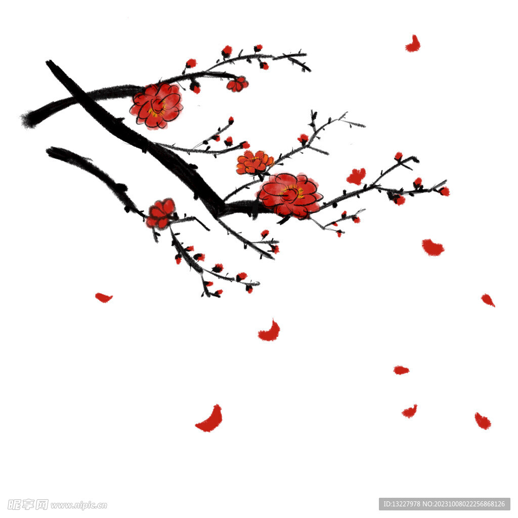 水墨梅花