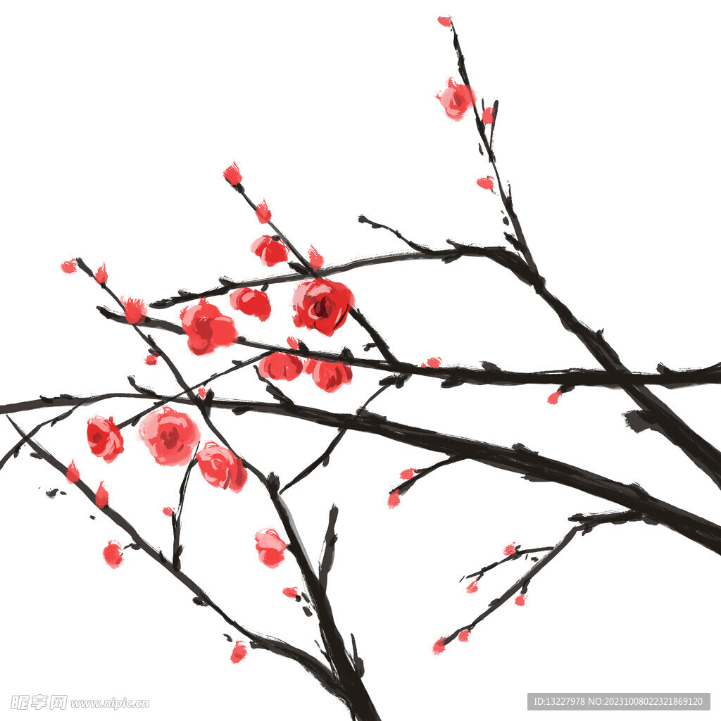 水墨梅花