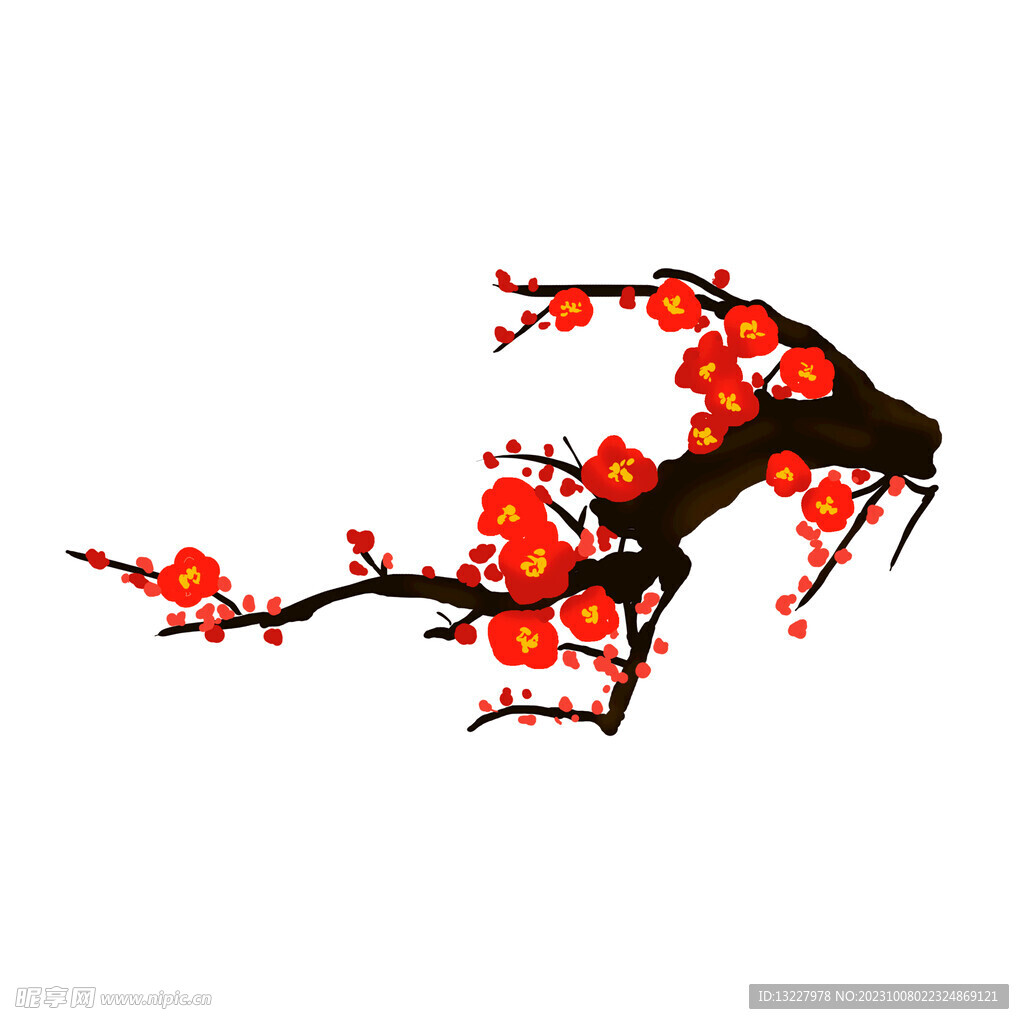水墨梅花