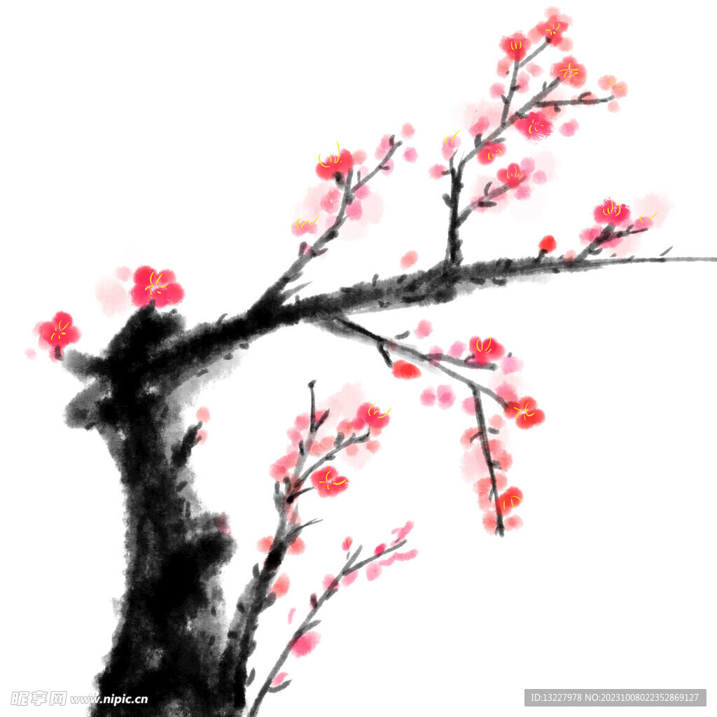 水墨梅花
