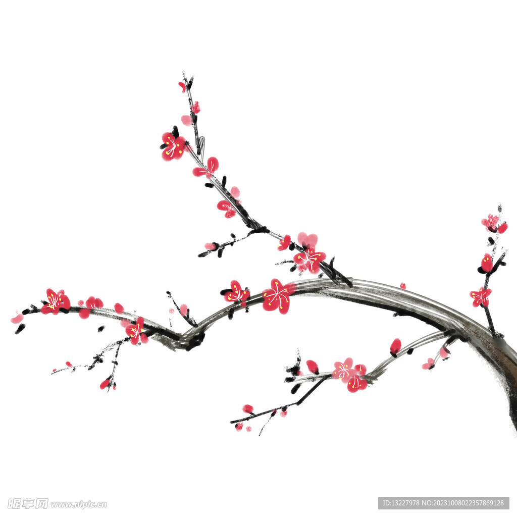 水墨梅花
