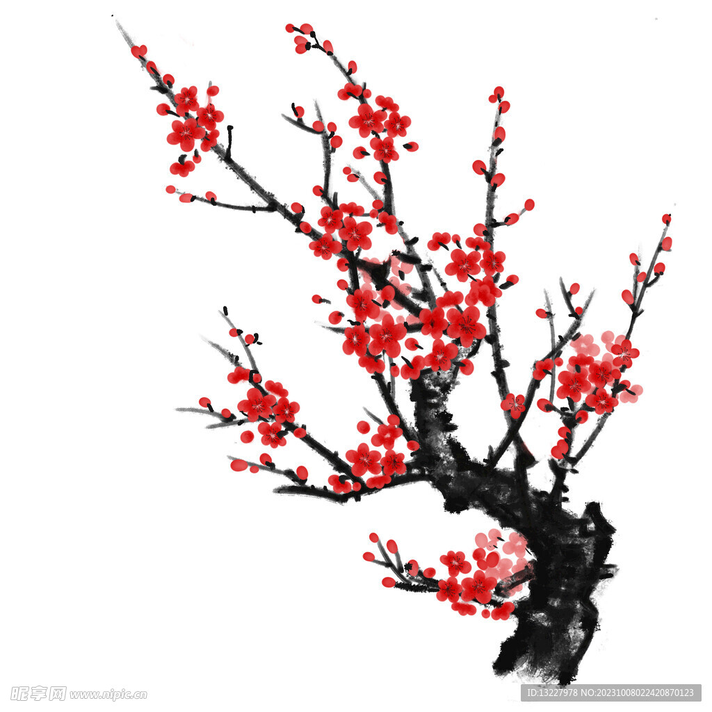 水墨梅花