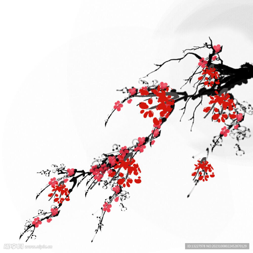 水墨梅花