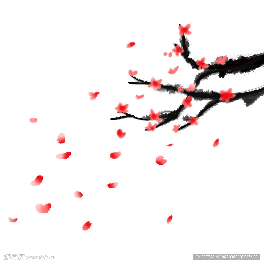 水墨梅花