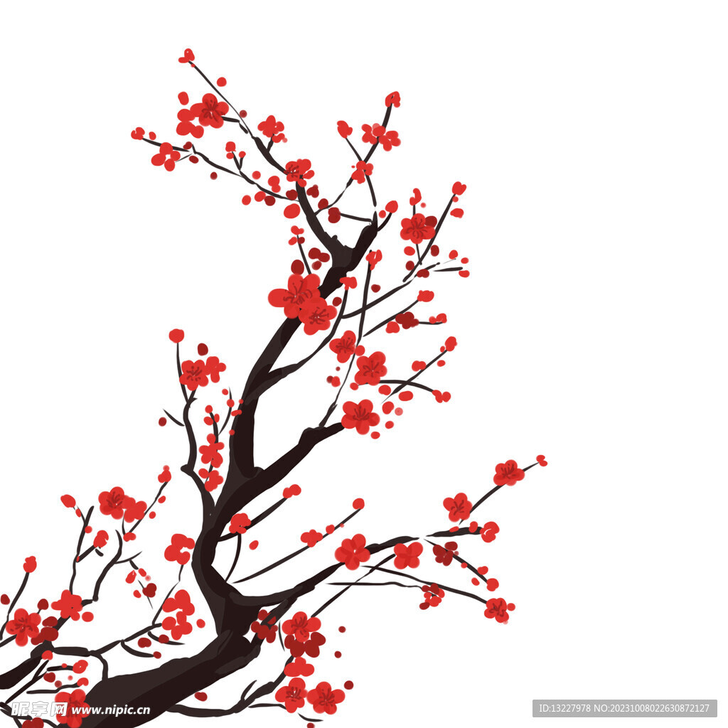 水墨梅花