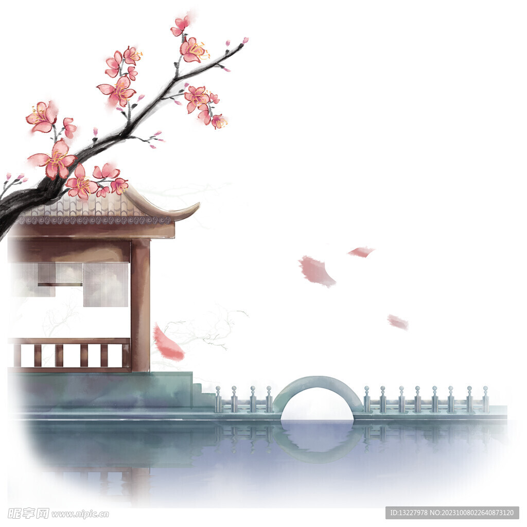 水墨梅花
