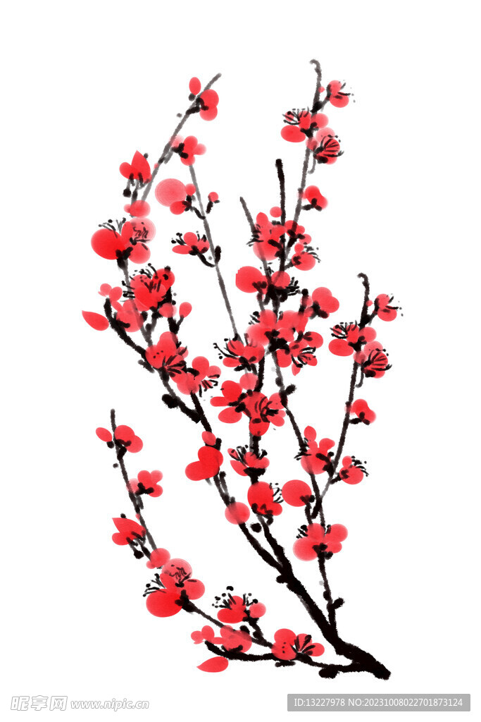 水墨梅花
