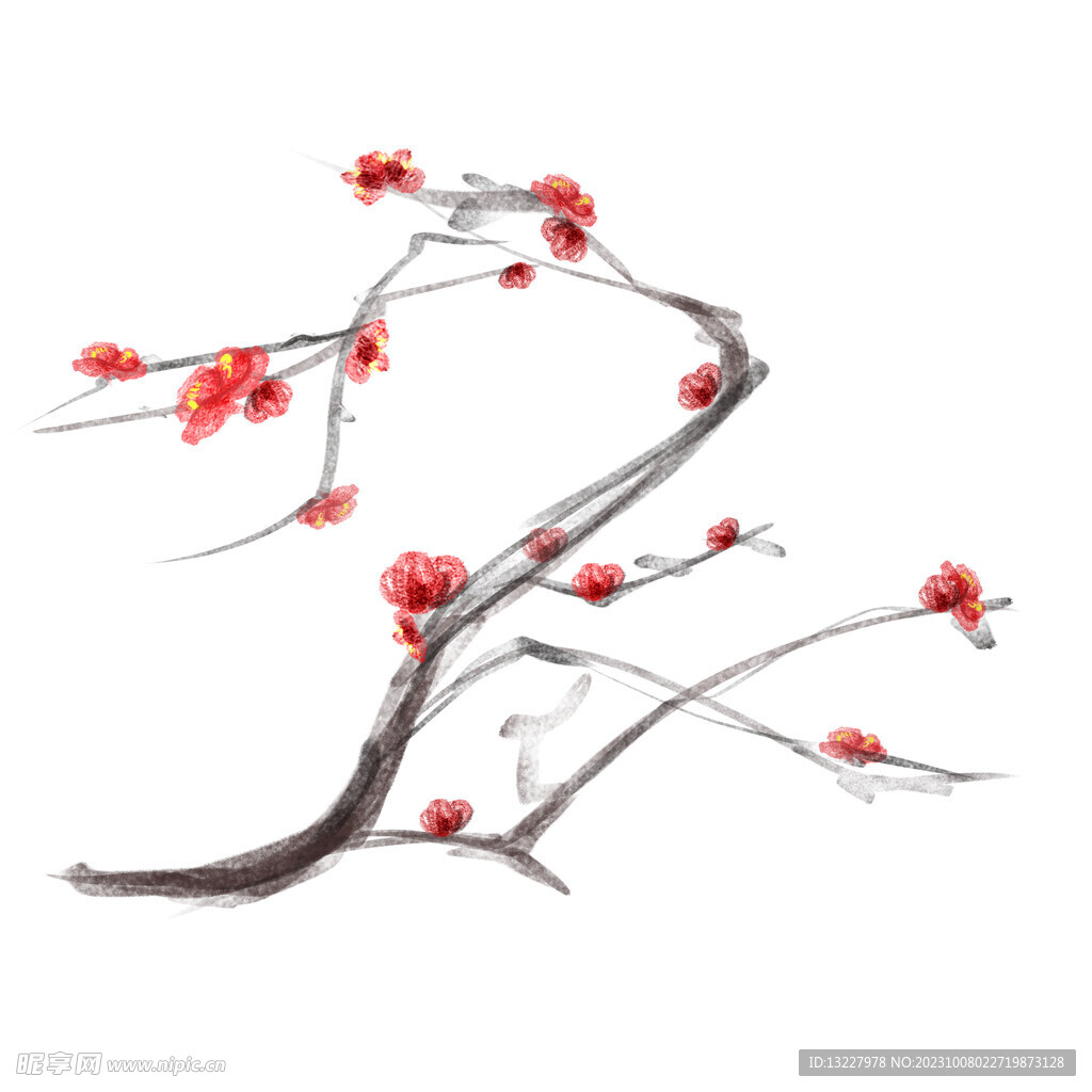 水墨梅花