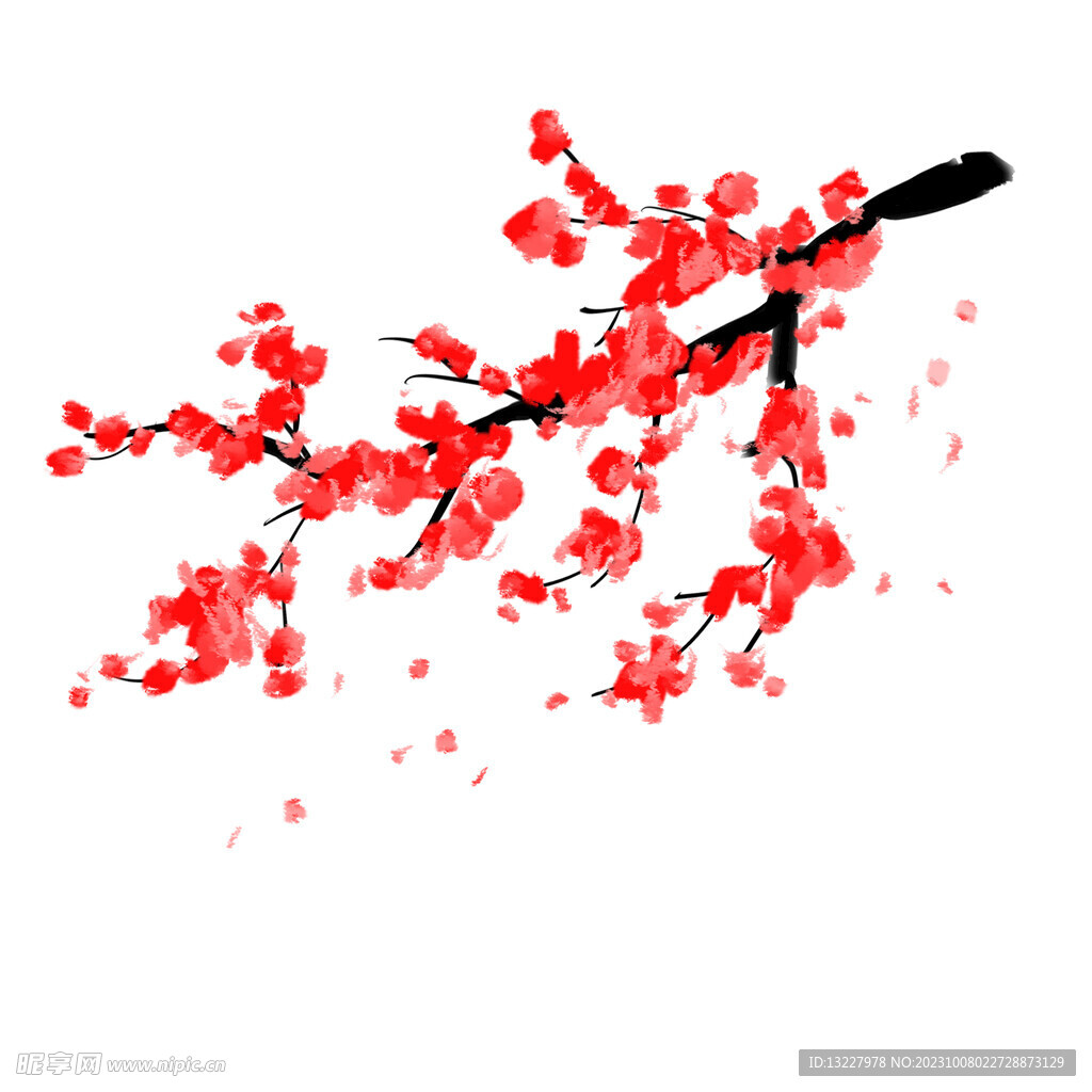 水墨梅花