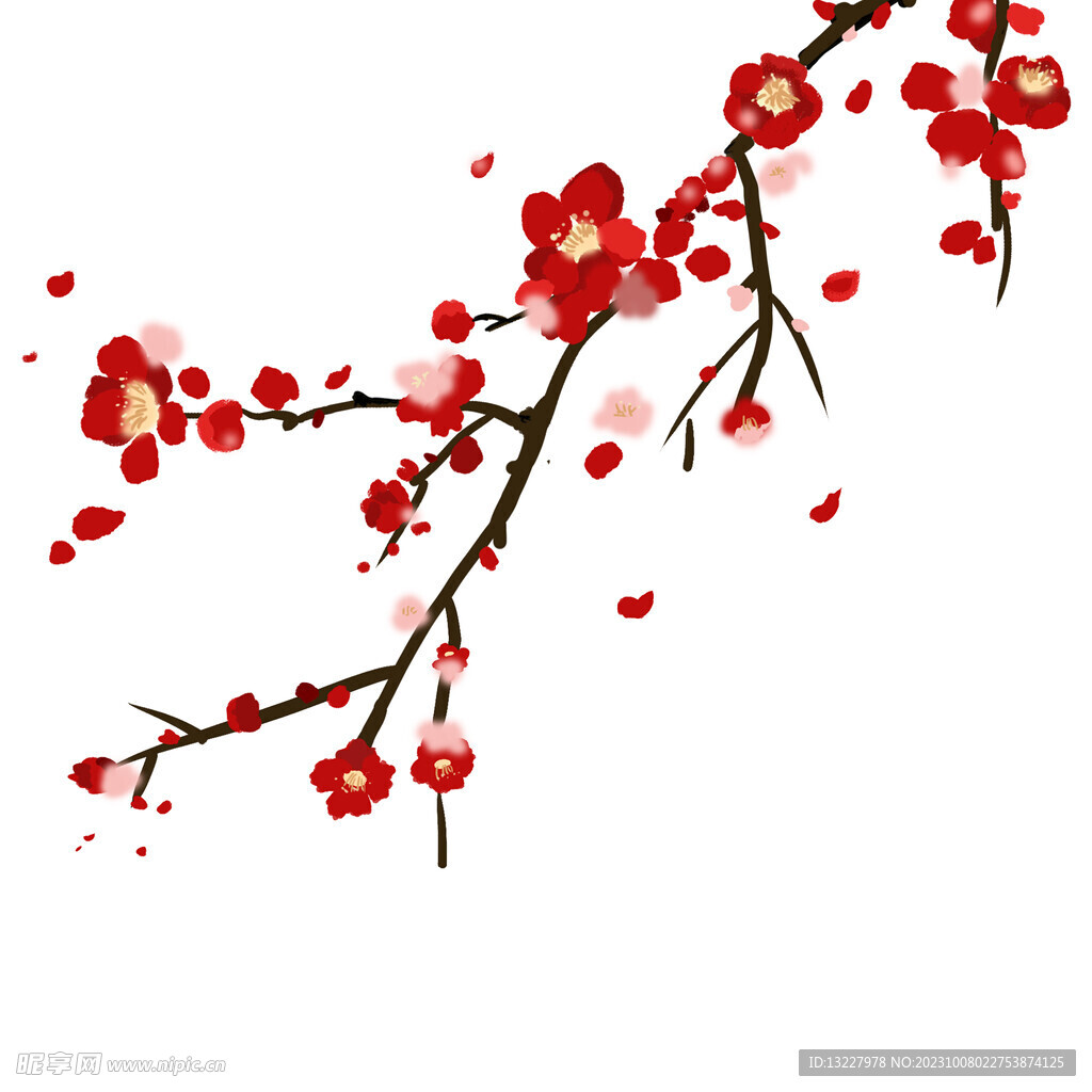 水墨梅花