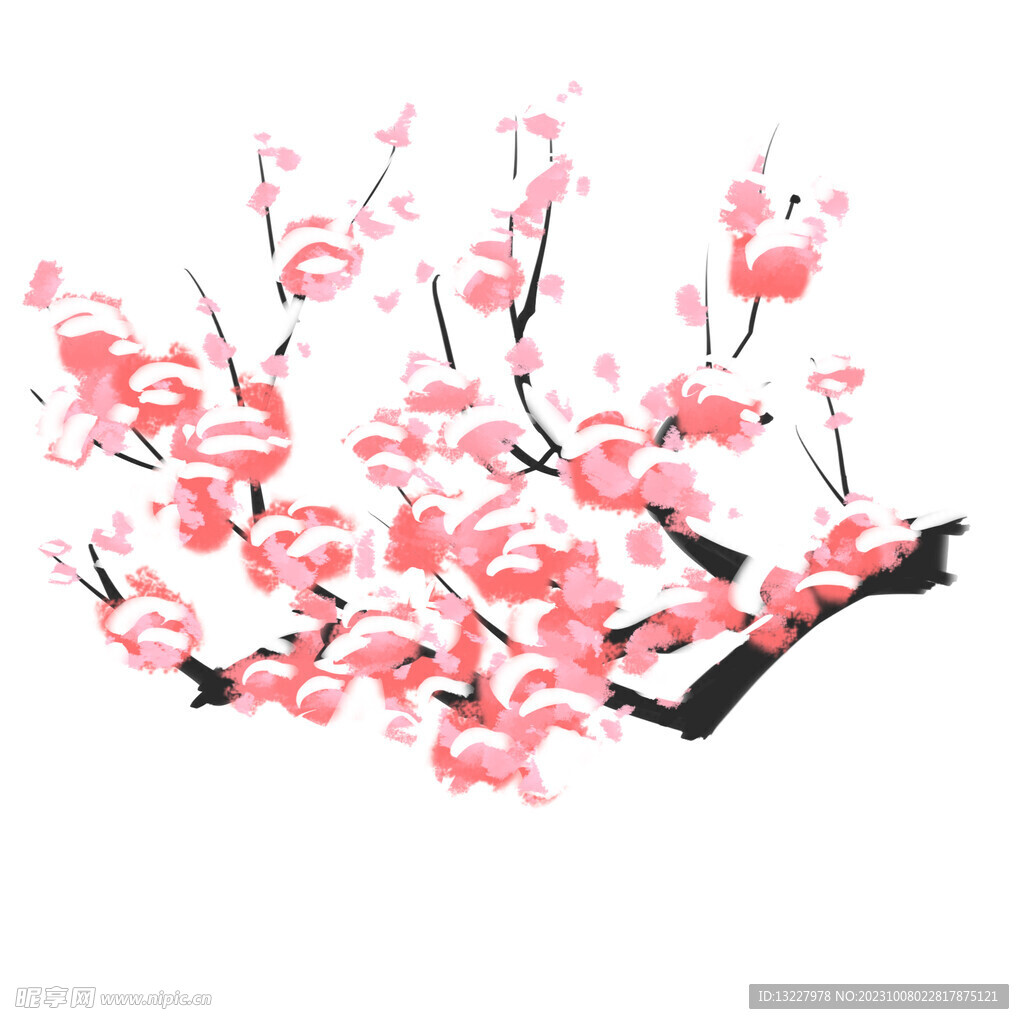 水墨梅花