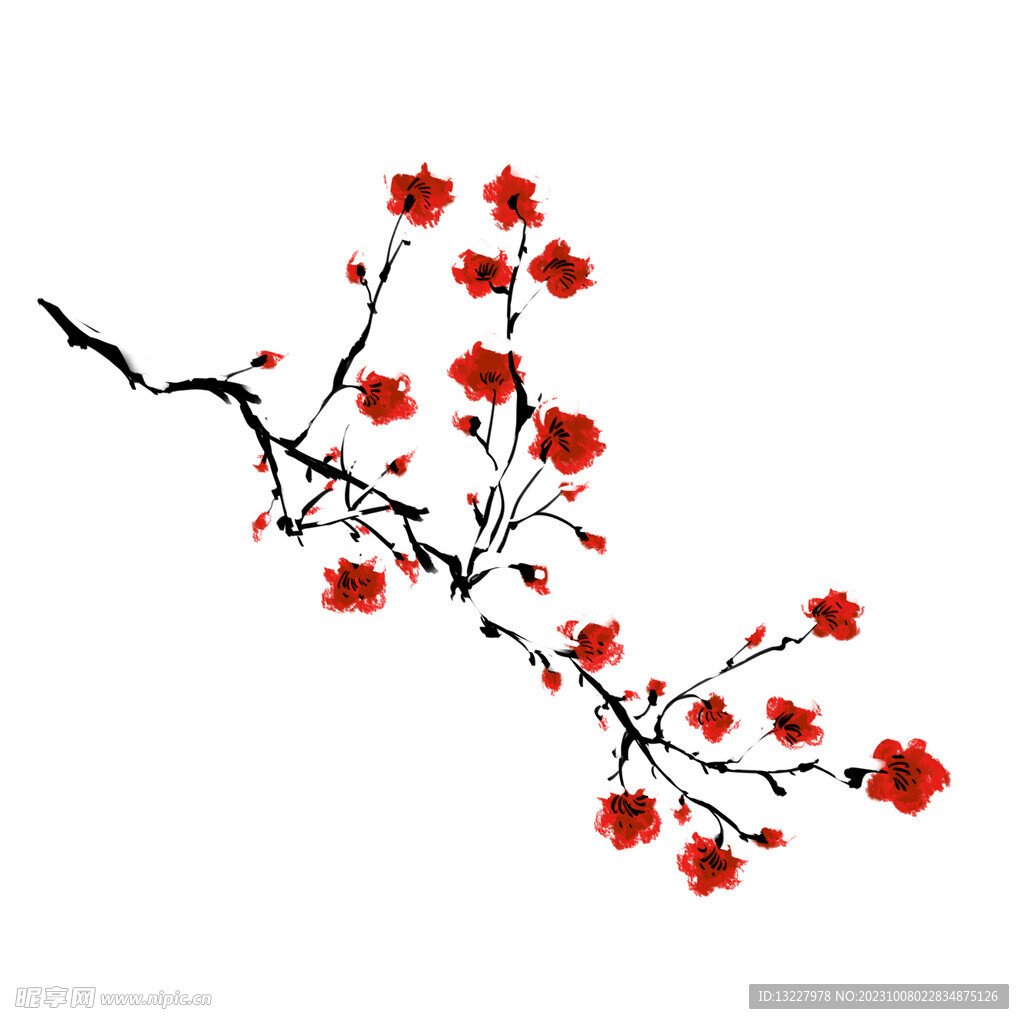 水墨梅花