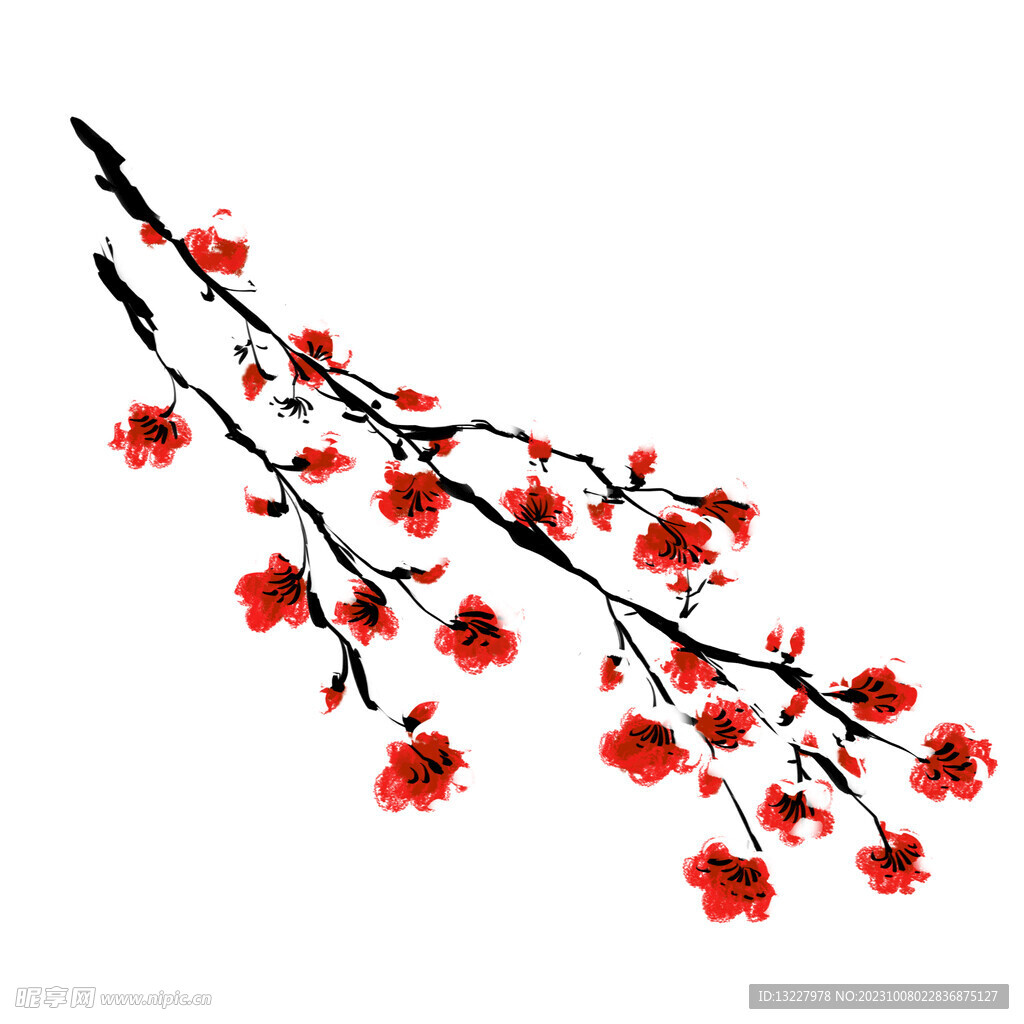 水墨梅花