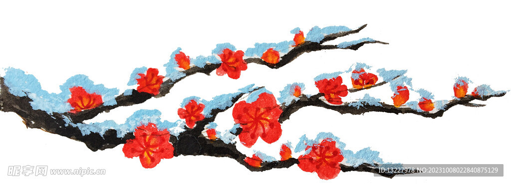 水墨梅花