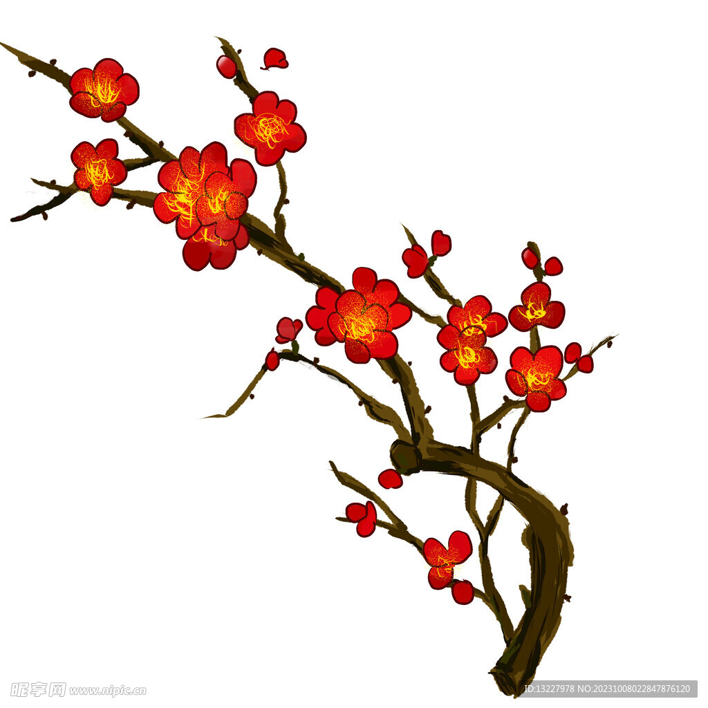 水墨梅花