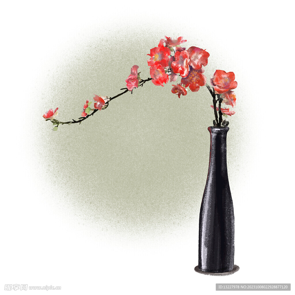 水墨梅花