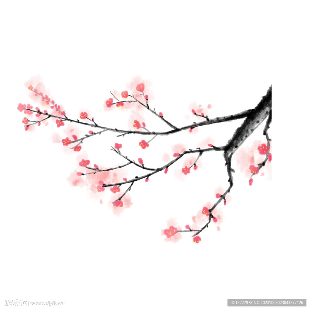水墨梅花
