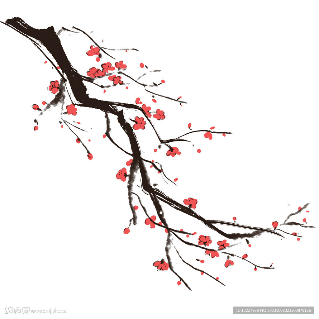 水墨梅花