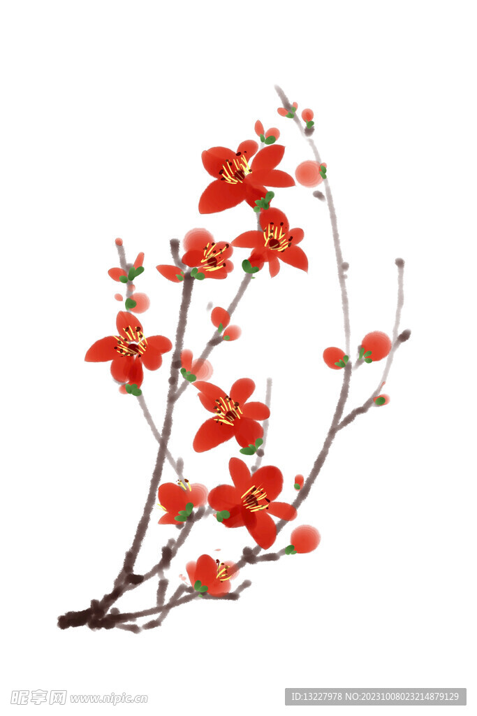 水墨梅花