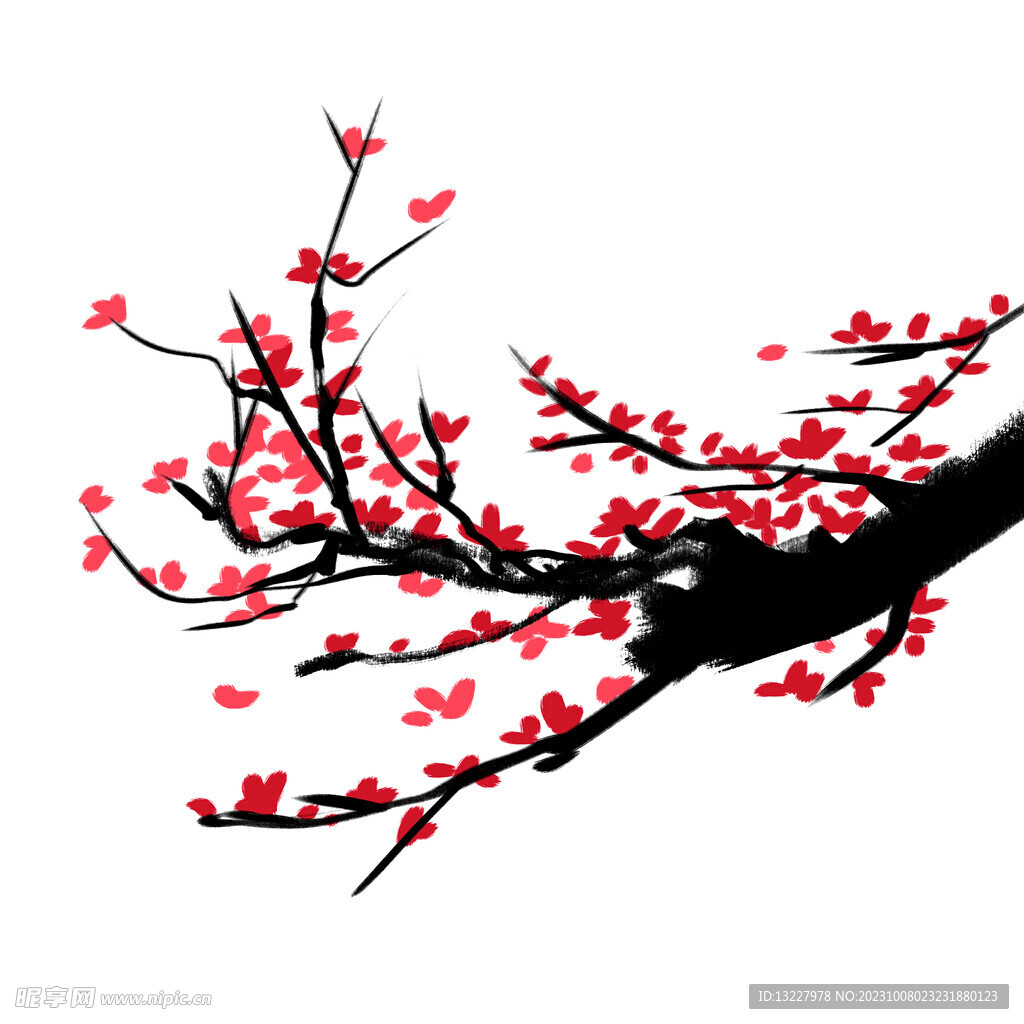 水墨梅花