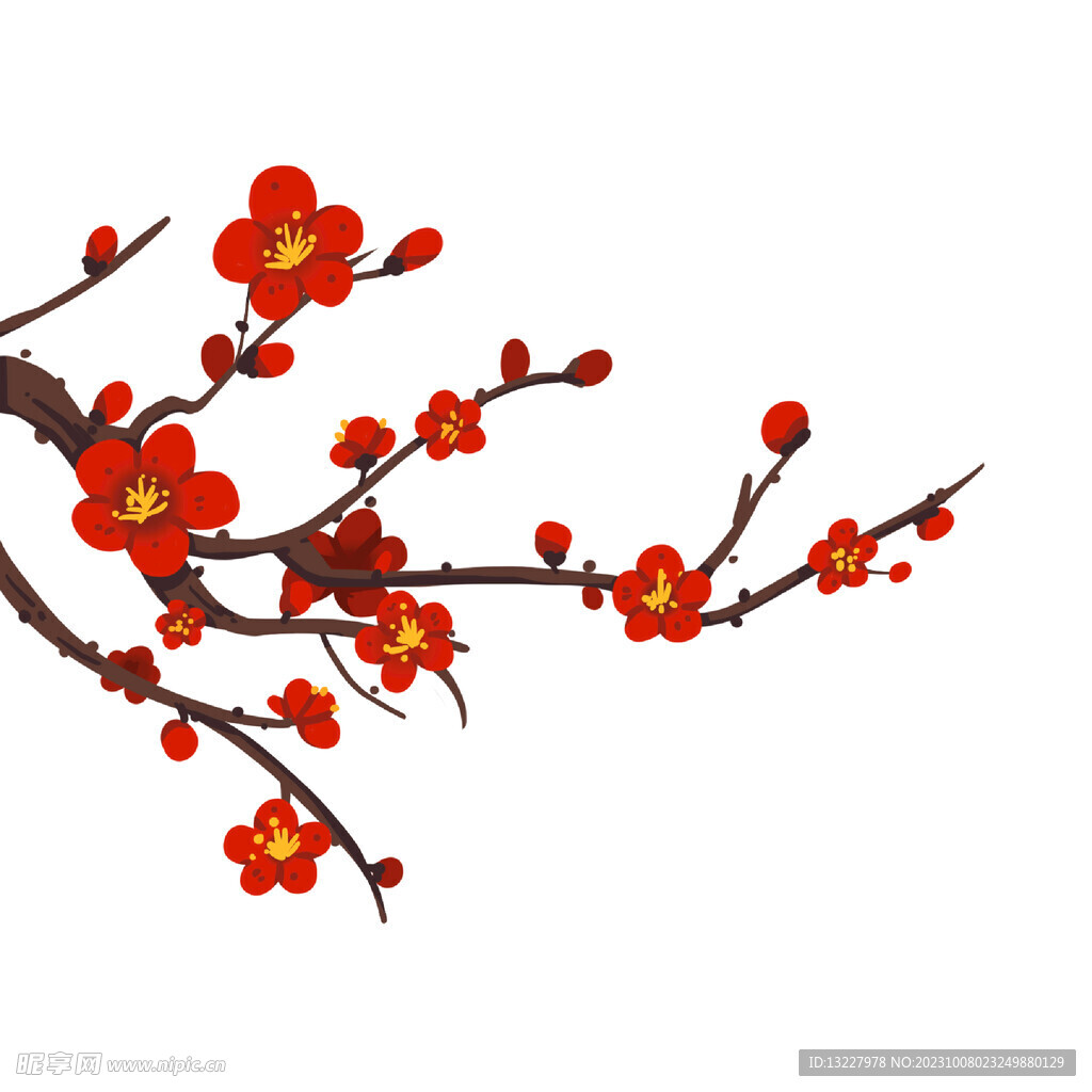 水墨梅花