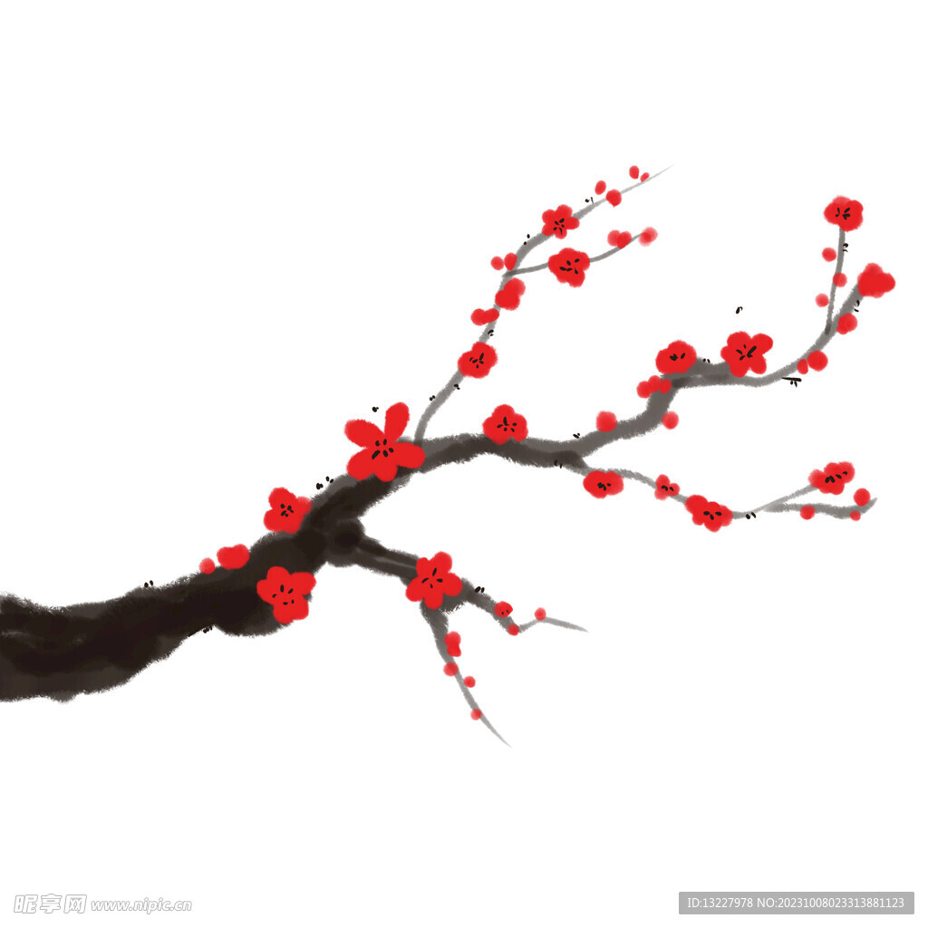 水墨梅花