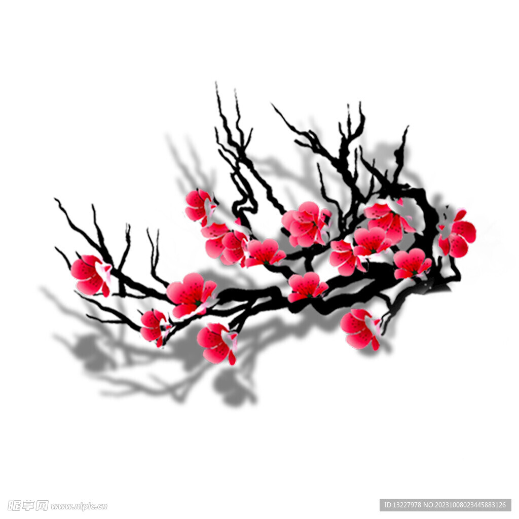 水墨梅花