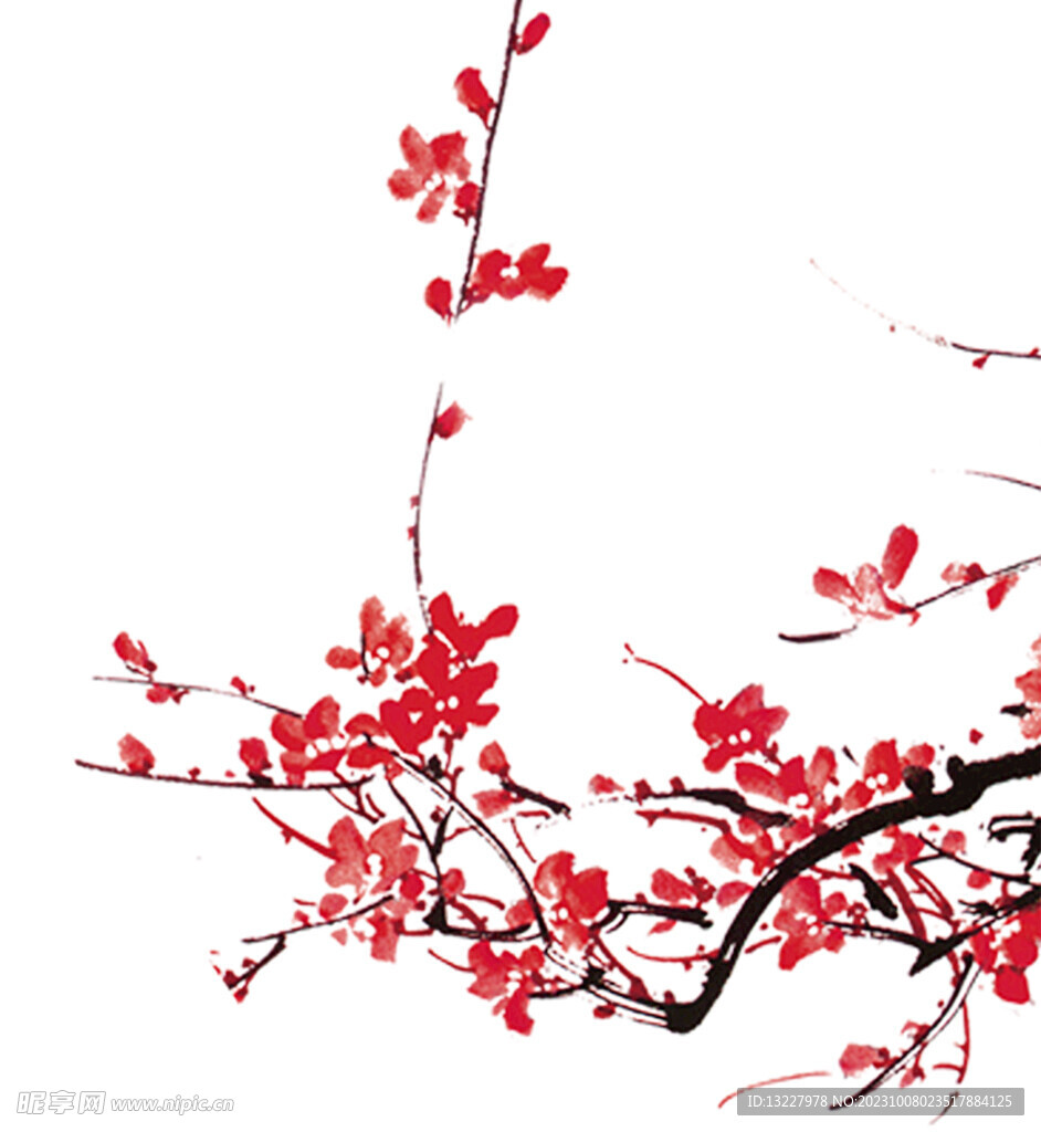 水墨梅花
