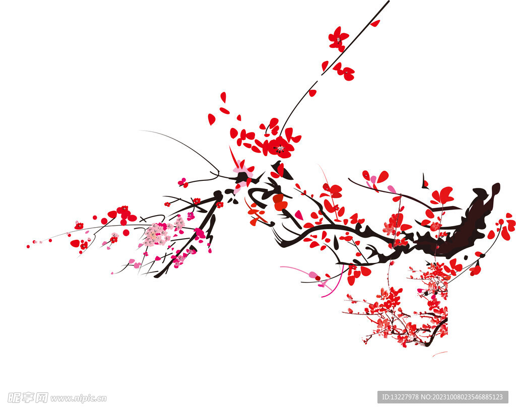 水墨梅花