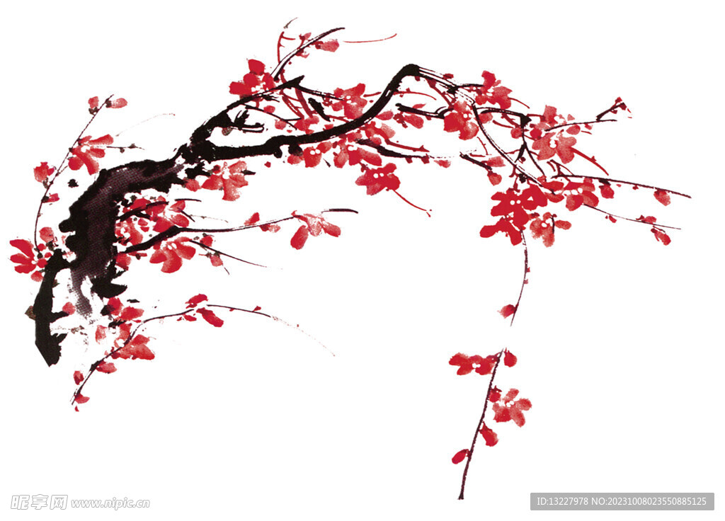 水墨梅花