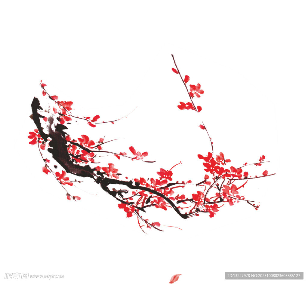 水墨梅花