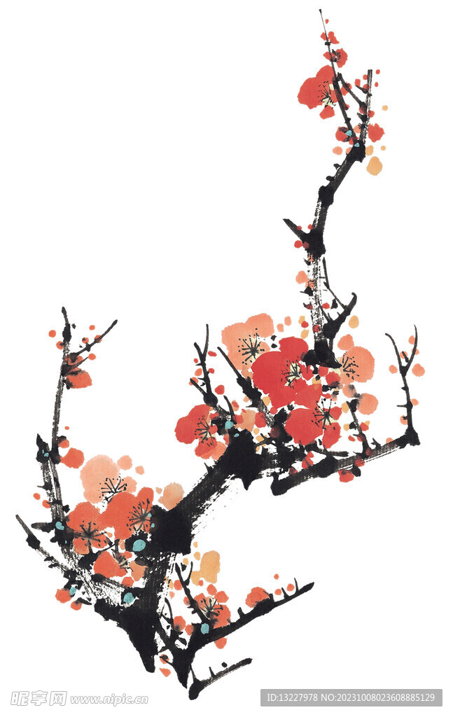 水墨梅花
