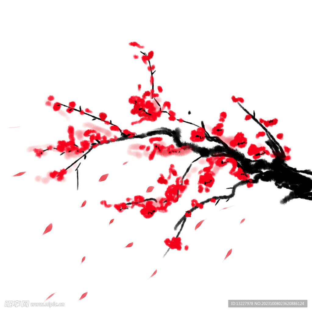 水墨梅花