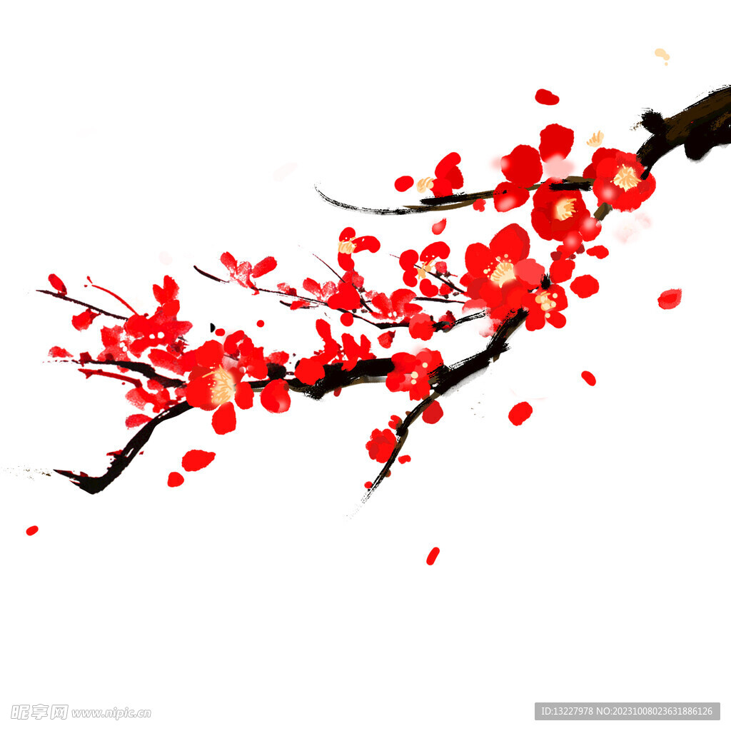 水墨梅花