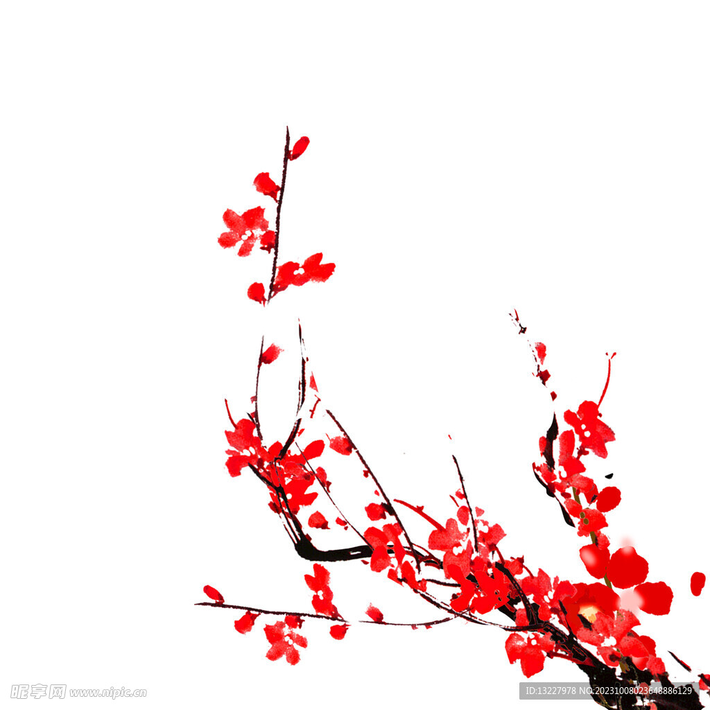 水墨梅花