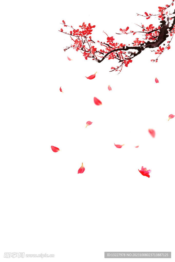 水墨梅花