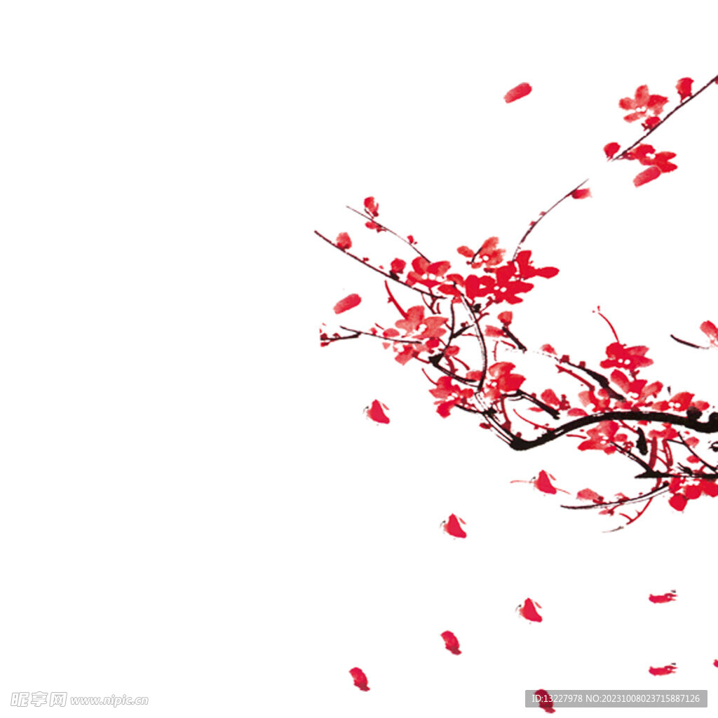 水墨梅花