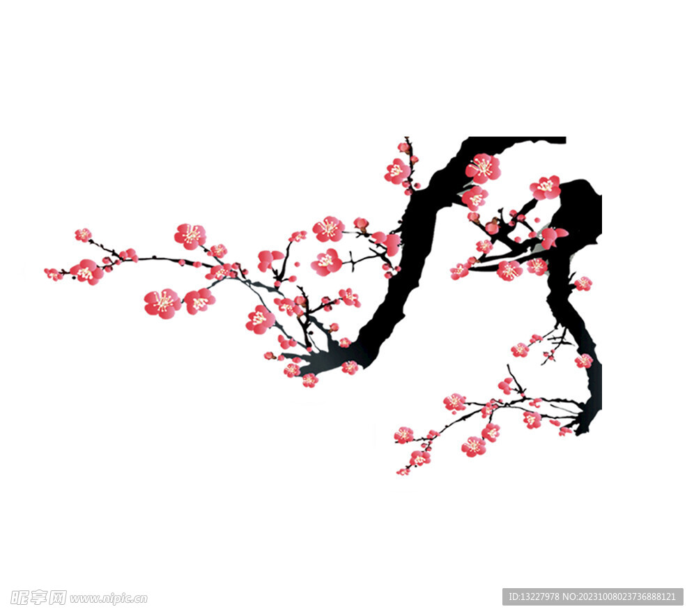 水墨梅花