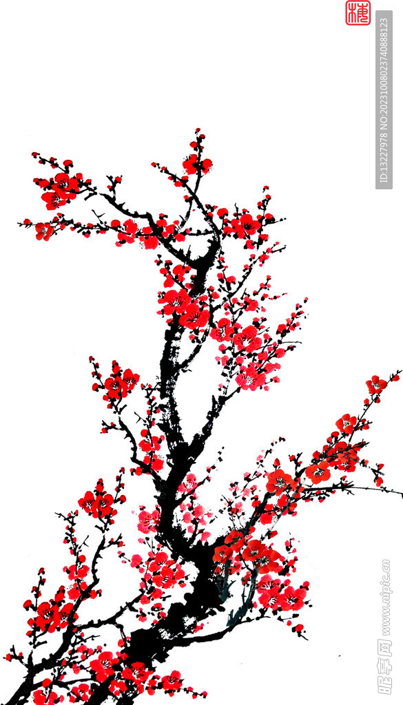 水墨梅花