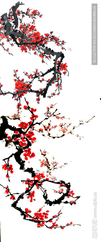 水墨梅花